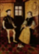 'Philip II of Spain and Mary I of England'. Hans Eworth, 1558 ©Woburn Abbey
