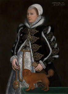'Katherine Knollys (née Carey), Lady Knollys'. Unknown Artist, 1562 © Yale Center for British Art