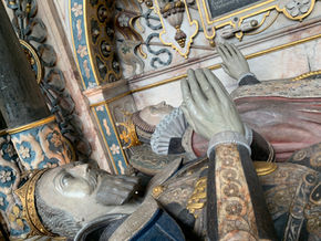 Robert Dudley and Lettice Knollys Tomb Effigies, Beauchamp Chapel, St Mary's Church, Warwick © The Dudley Women