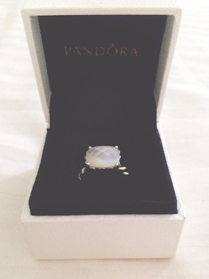 Small Treasures: Pandora Mother of Pearl Ring