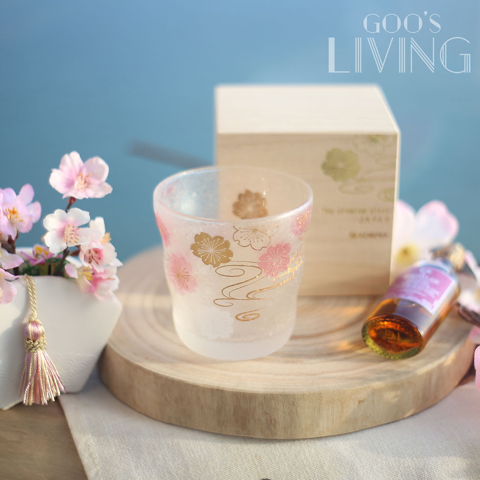 縮圖：ADERIA津輕 櫻花金箔玻璃杯
