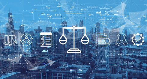 Legal advice service concept with downtown Chicago cityscape skyscrapers.jpg