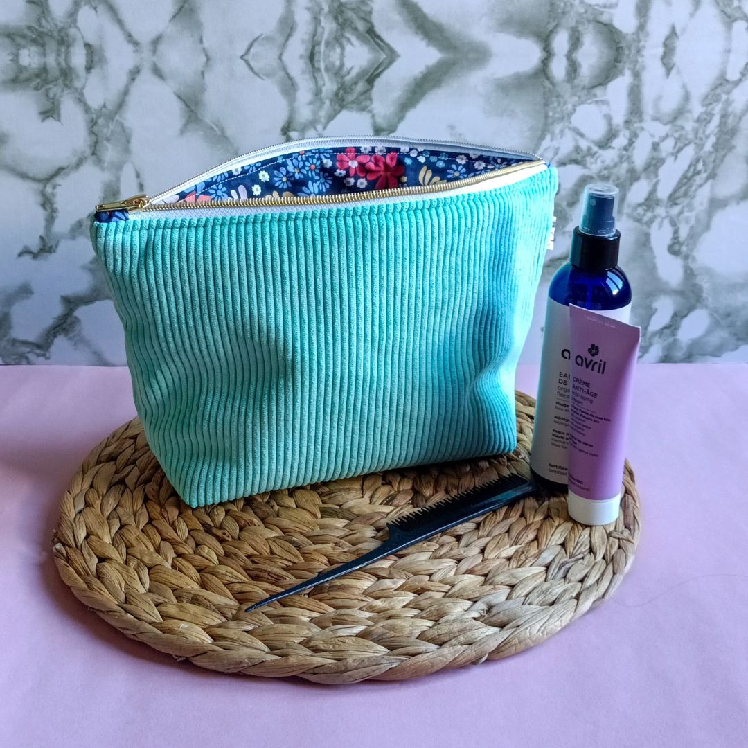 trousse de toilette lavable