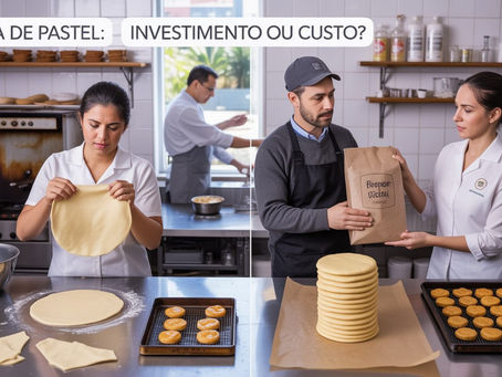 Massa de pastel é investimento ou custo? O que muda no seu lucro