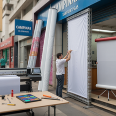 onde fazer impressão de banners com estrutura em Campinas