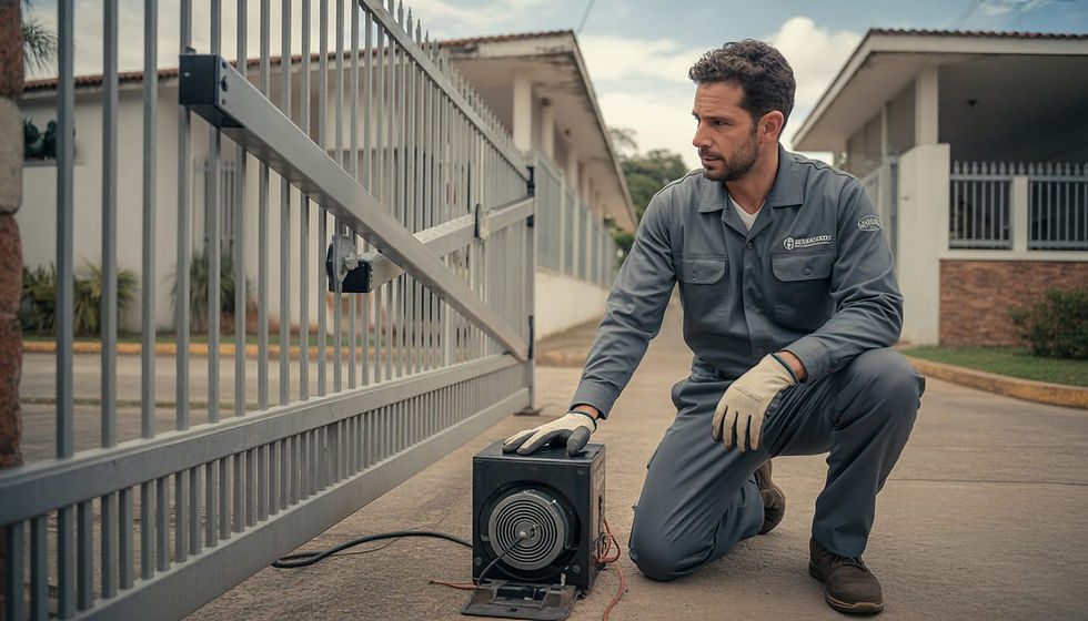 Portão eletrônico não segura aberto em Goiânia: causas, riscos e a solução definitiva