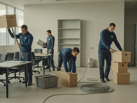 Quanto custa desmontagem de estações de trabalho? Entenda preços e como economizar na mudança comercial