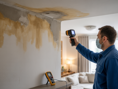 Infiltração após chuva: como o caça vazamento resolve