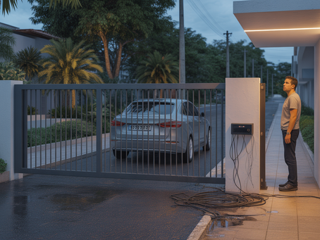 Portão eletrônico abrindo sozinho em Goiânia: o que pode ser e como resolver