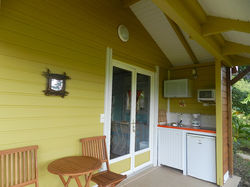 Chambre / Cuisine -  Ti Bambou - Résidence Coco d'Iles - Les Saintes