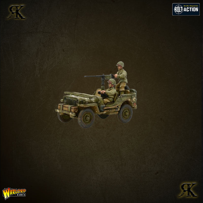 US Army Jeep with 50 Cal HMG