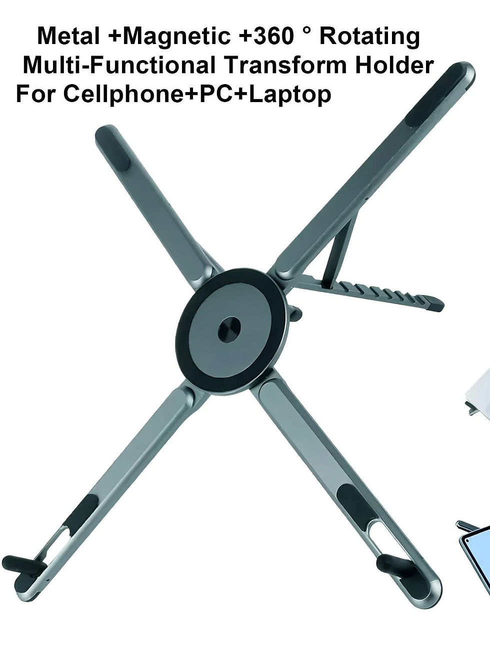 Thumbnail: 3-in-1 Magnetic Phone Stand & Selfie Stick