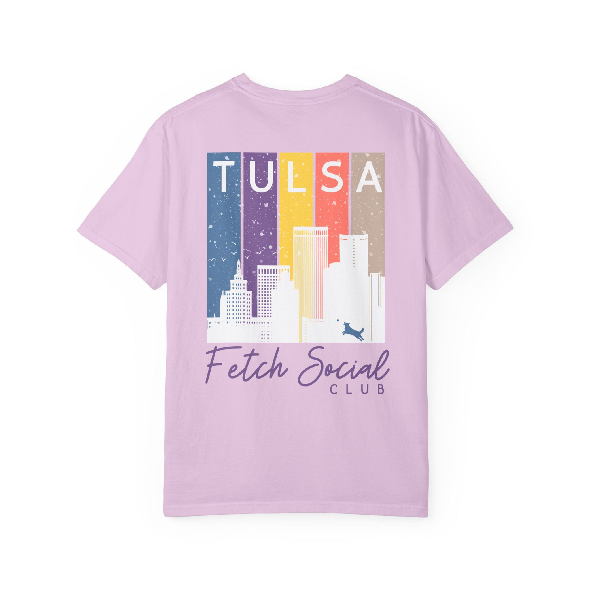Tulsa Skyline Retro T-shirt | Fetch Social Club