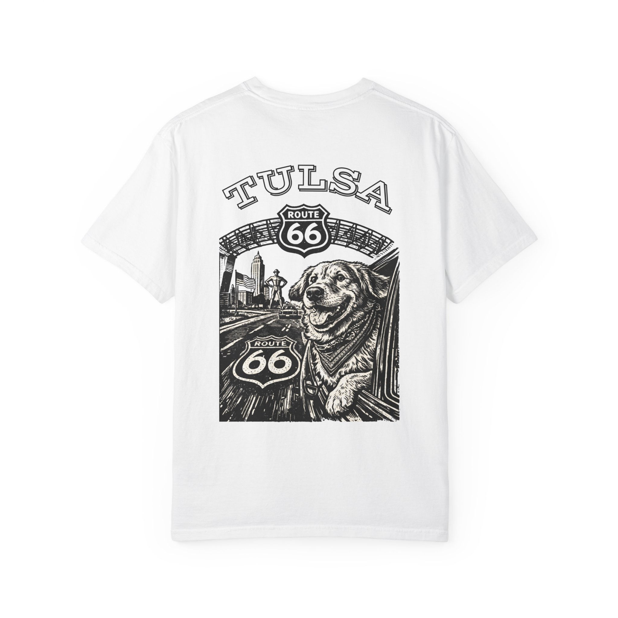 Tulsa Route 66 Dog T-Shirt | Fetch Social Club