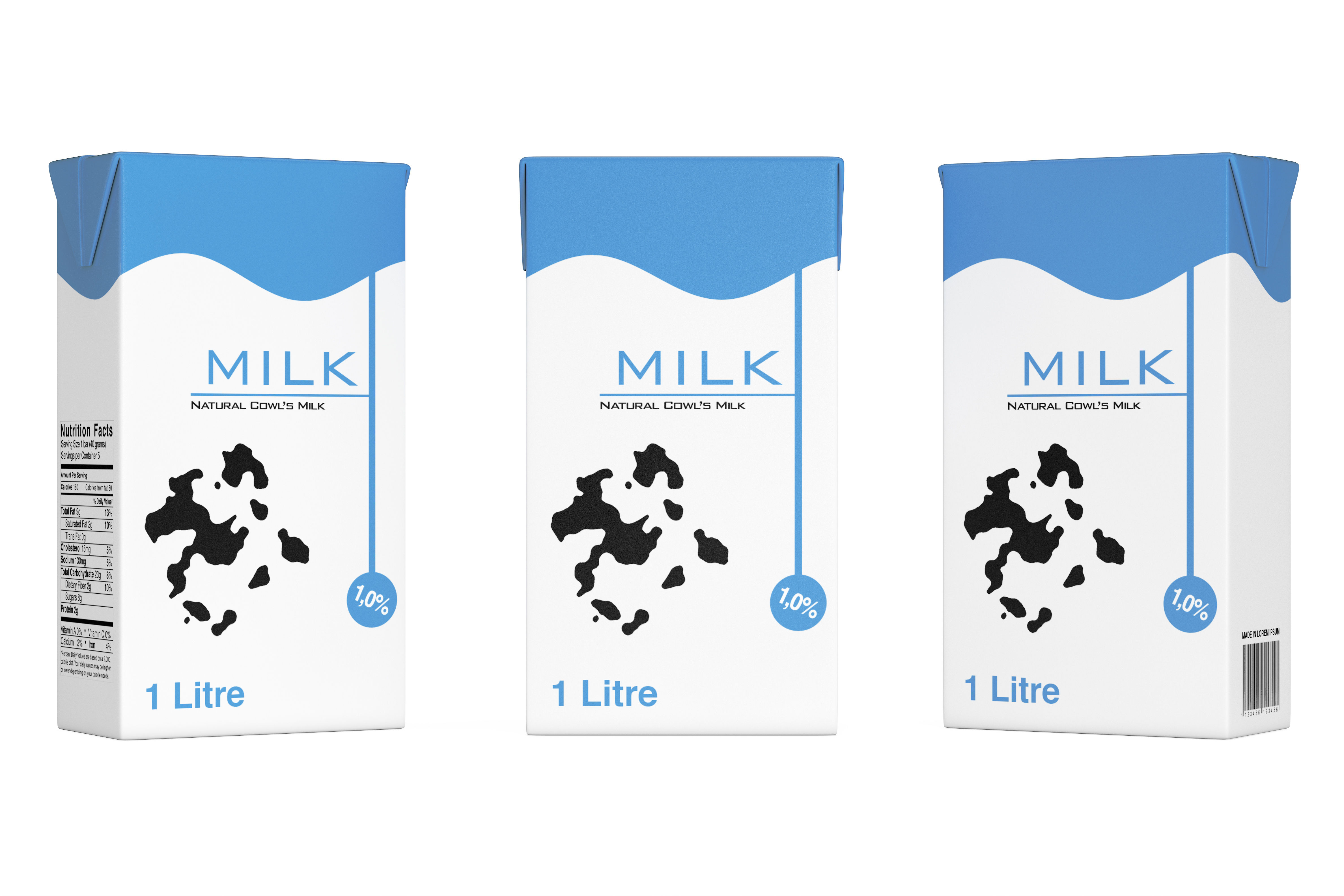 Milk Carton Boxes 1 Litre