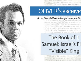 Israel's First "Visible" King