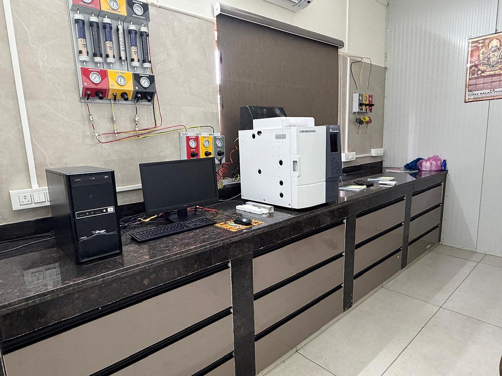 A modern pharmaceutical and specialty chemical manufacturing laboratory