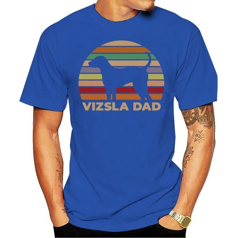 Miniatura: Hungarian Vizsla Dog Dad T-Shirt Retro Design