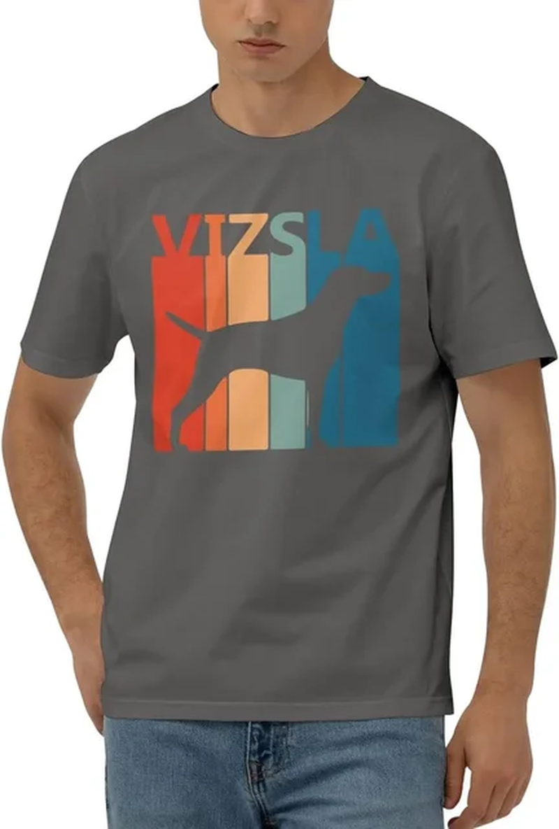 Miniatura: Hungarian Vizsla Dog Casual Cartoon T-Shirt for Men