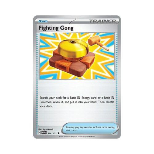 Pokemon card T Item Fighting Gong make 2025 116/132 U Toyste Beach