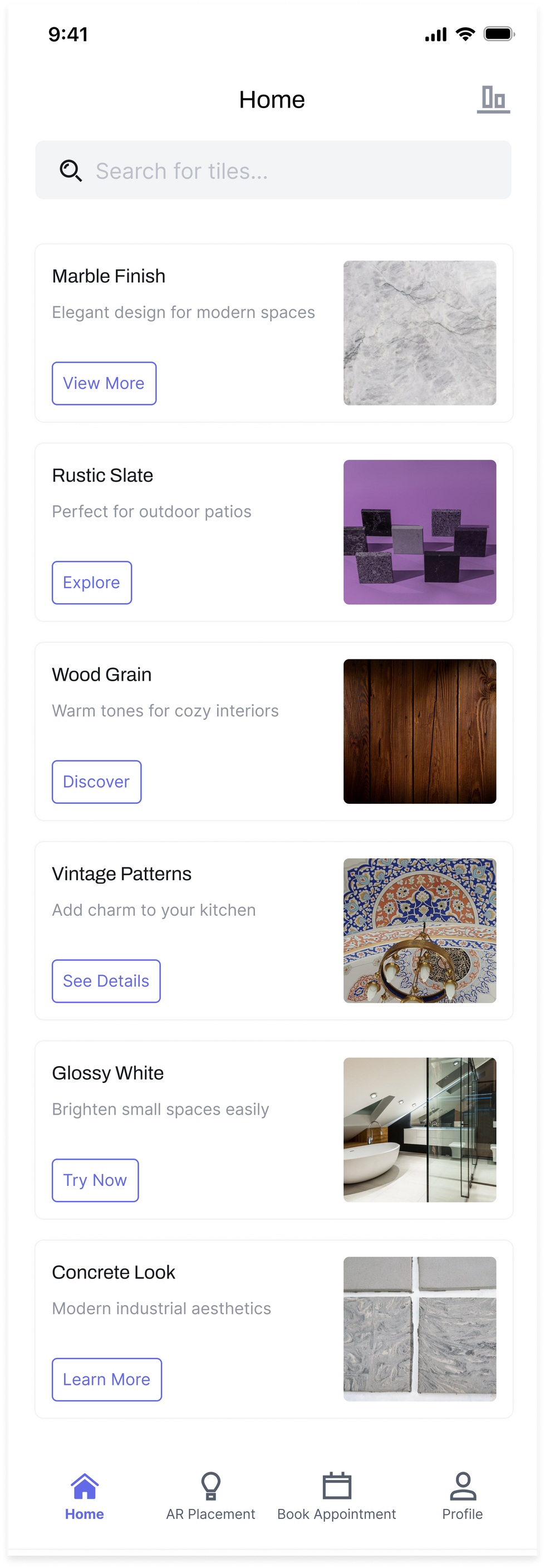 Home Screen