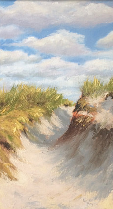 Back Way to the Beach 8x16 Oil GW175