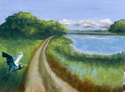 Patty Barnes "The Blue Heron"
