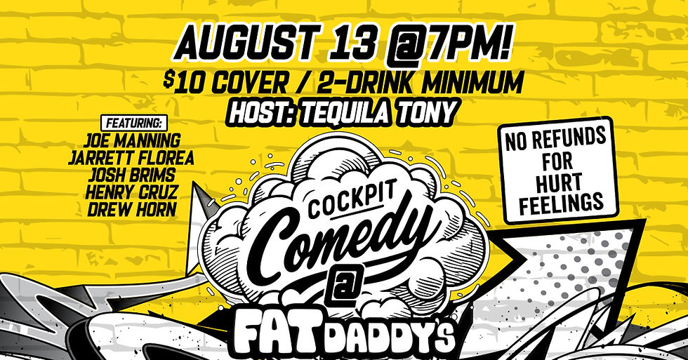 Cockpit Comedy @ Fat Daddy's