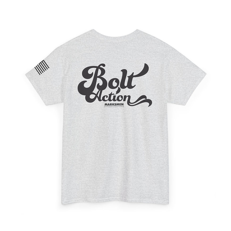Thumbnail: Bolt Action Unisex Tee - Classic Cotton Shirt