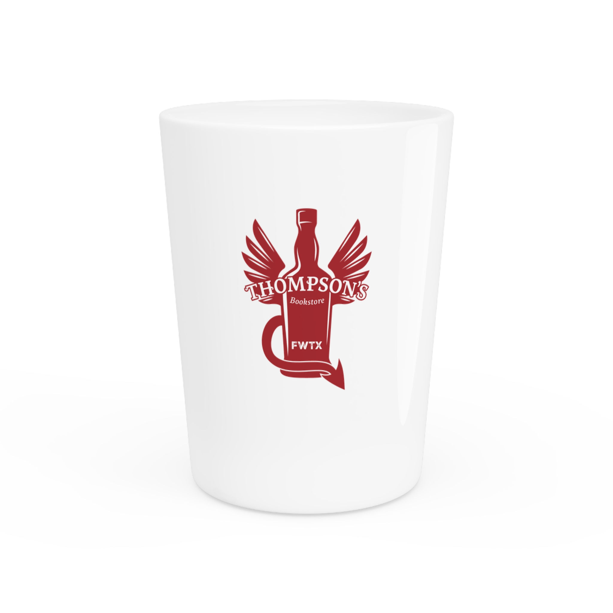 Custom Shot Glass with Thompson's Logo - Perfect for Parties & Celebrations