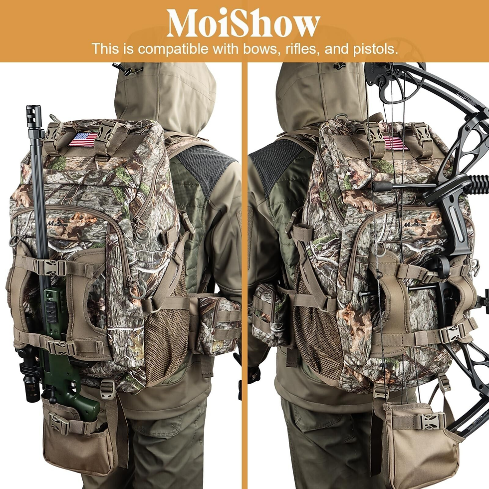 Thumbnail: Hunting Backpack, Outdoor Hunting Pack with Rifle Holder, Hunting Backpacks F...