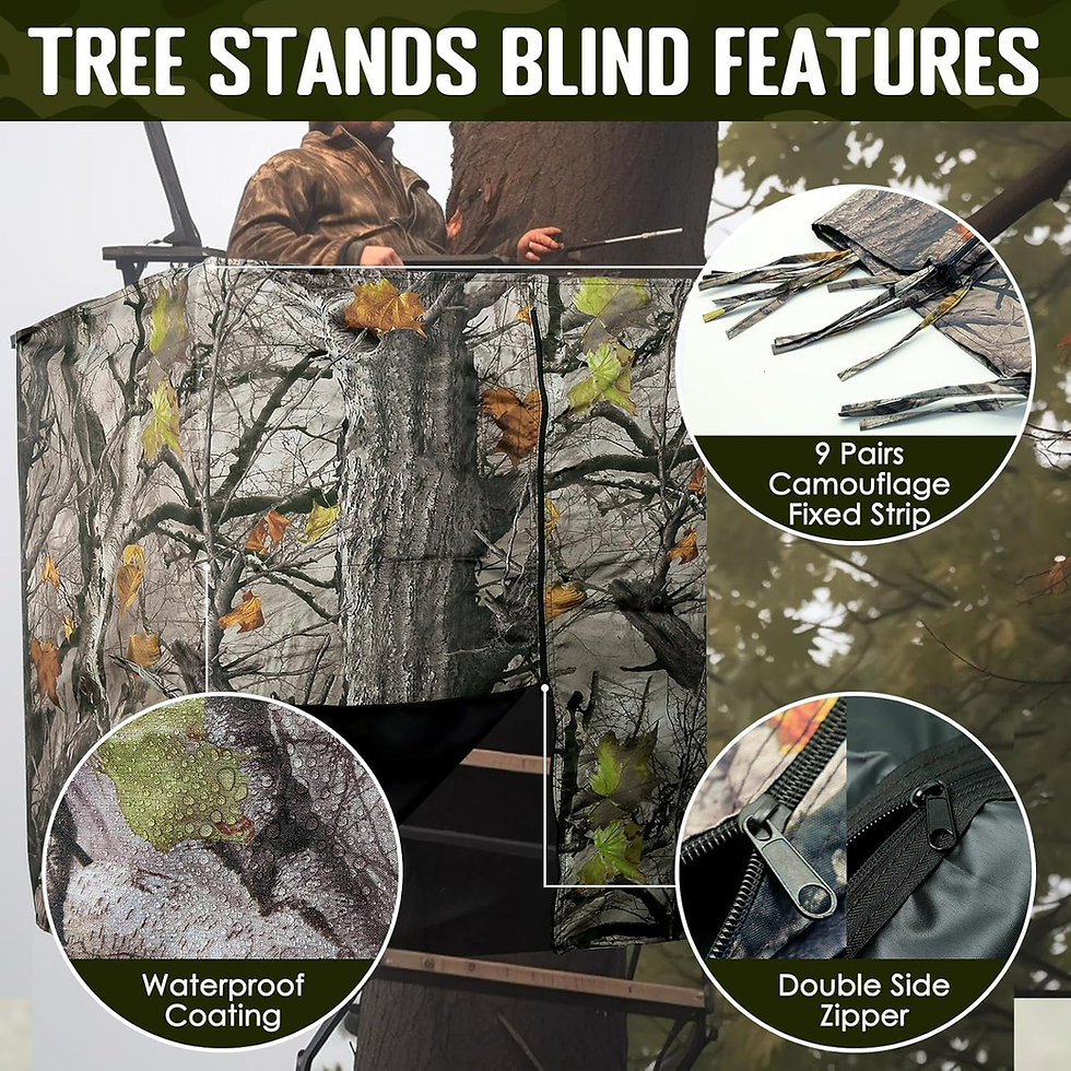 Thumbnail: PUNCHMAN Tree Stand Blind Kit,Camo Deer Hunting Blind,Deer Blinds for Hunting,Wa