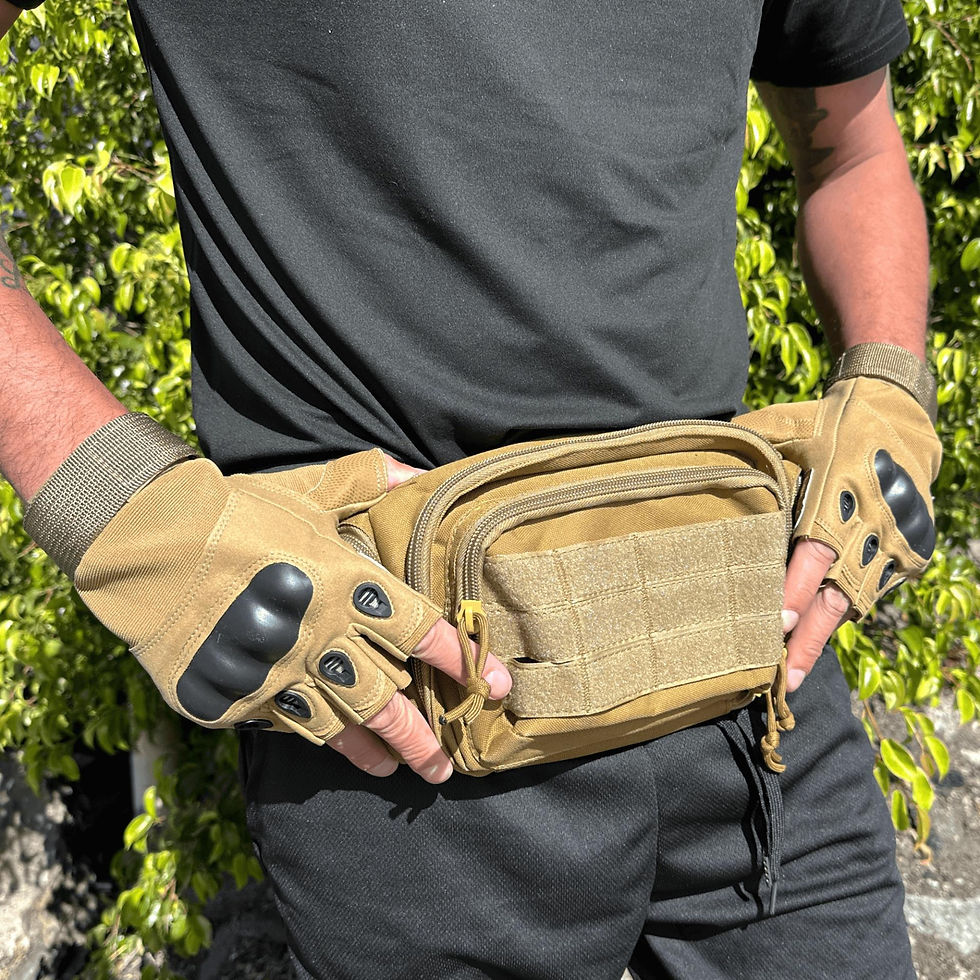 Thumbnail: Tactical Fingerless Airsoft Gloves for Outdoor Sports, Paintball, and