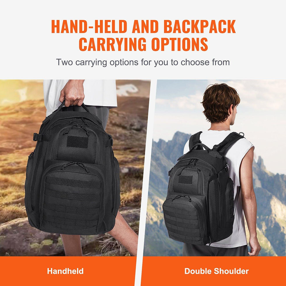 Thumbnail: Vevor Tactical Backpack 40L Military Backpack with Molle Mode & Sponge Pad  Army