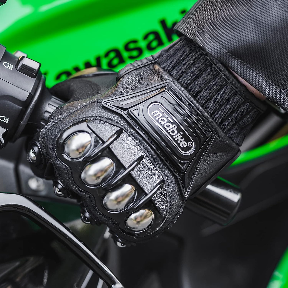 Thumbnail: Alloy Steel Touchscreen Bicycle Motorcycle Motorbike Powersports Racing Glove
