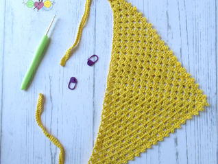 Bandana a crochet