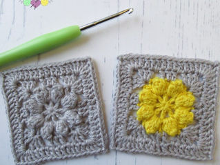 Granny Square de Flor