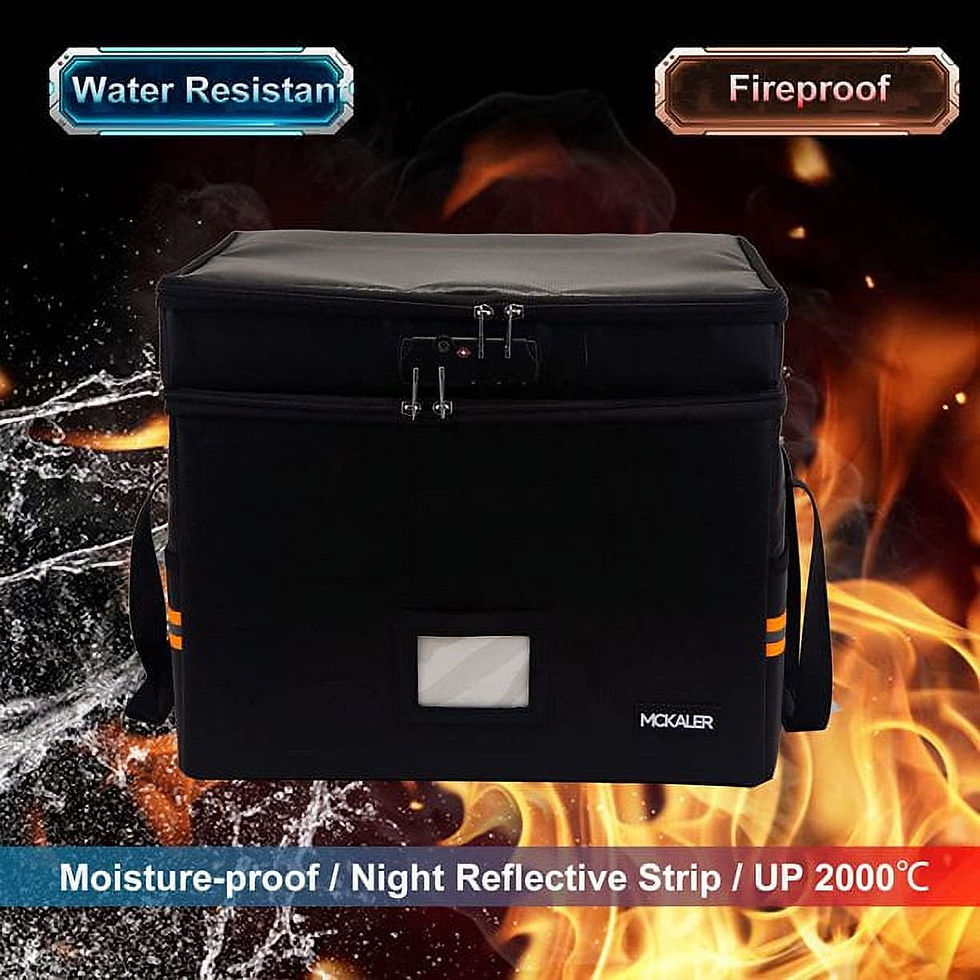 Miniatura: Secure Fireproof File Safe with Lock