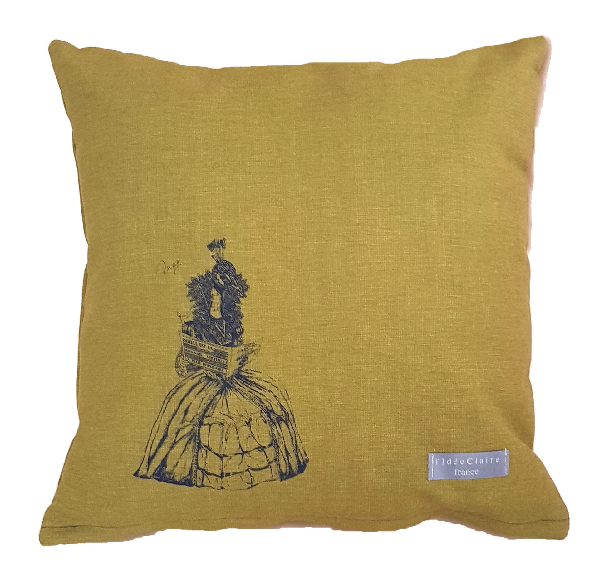 Coussin 40x40 cm Coton 72% _ Paon