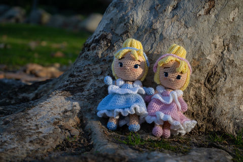 Crochet dolls by the Snuggle Bee