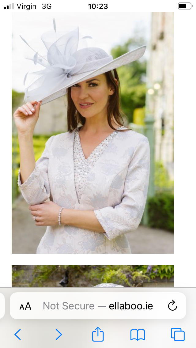 Thumbnail: Lizabella blush and grey dress