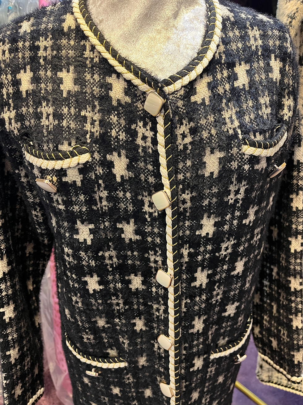 Thumbnail: Full length Chanel style cardigan 