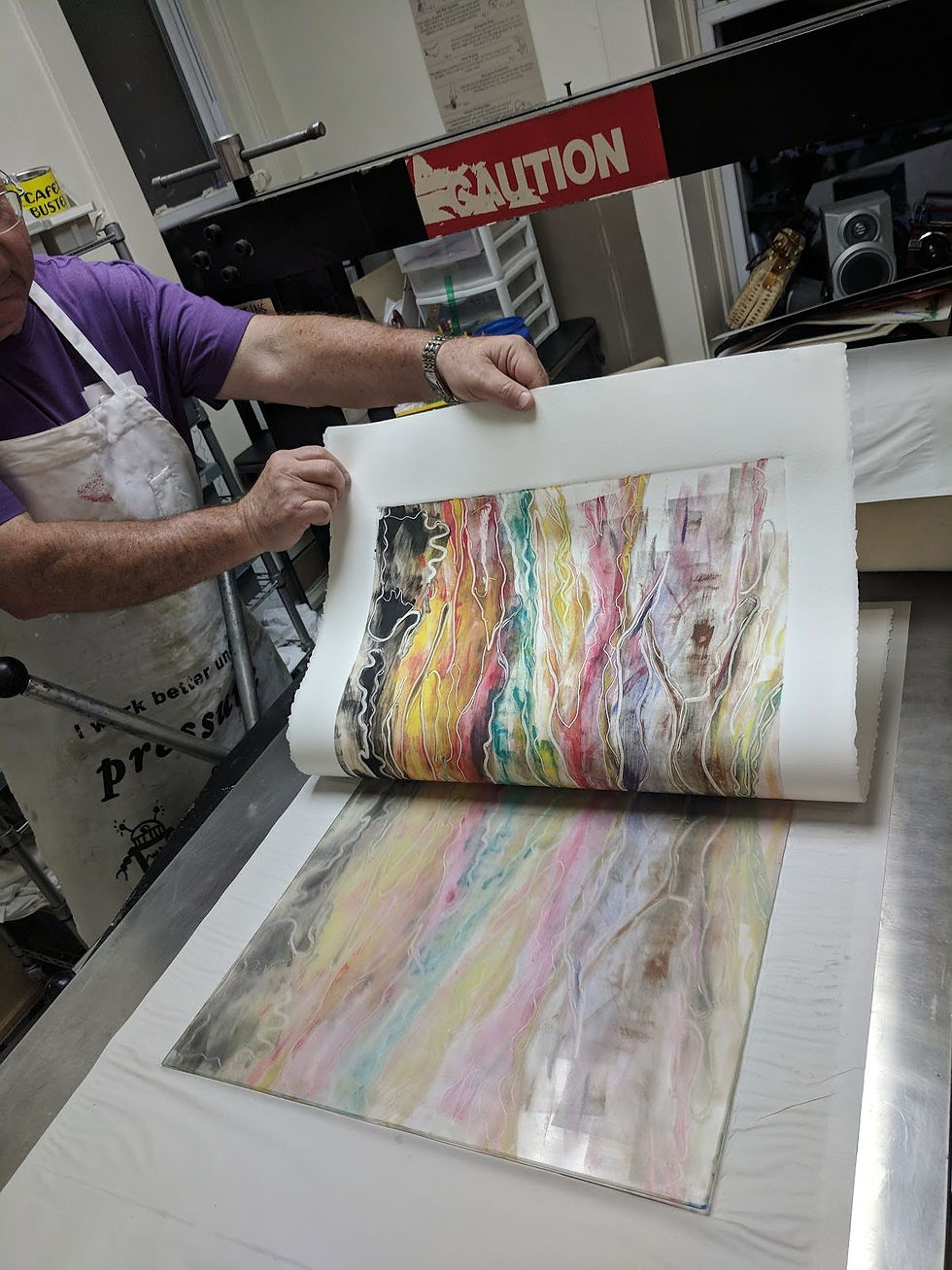 Creative Connections: Monotype Printing