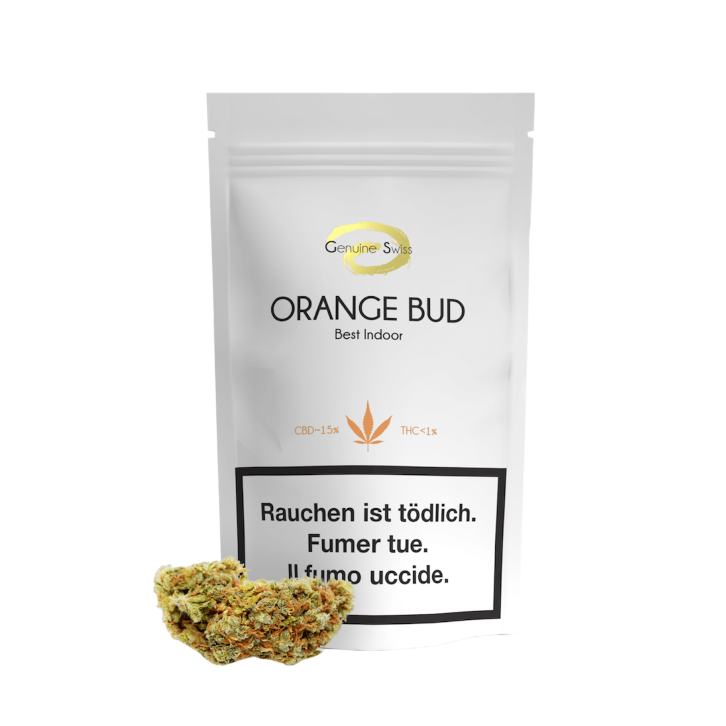 Genuine Swiss - Orange Buds - Indoor CBD Blüten