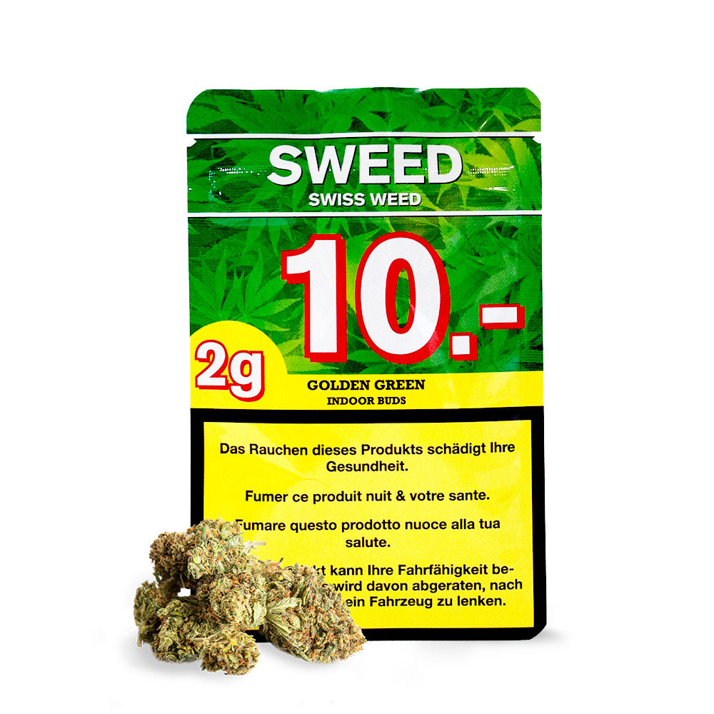 SWEED Golden Green CBD petites fleurs 2g