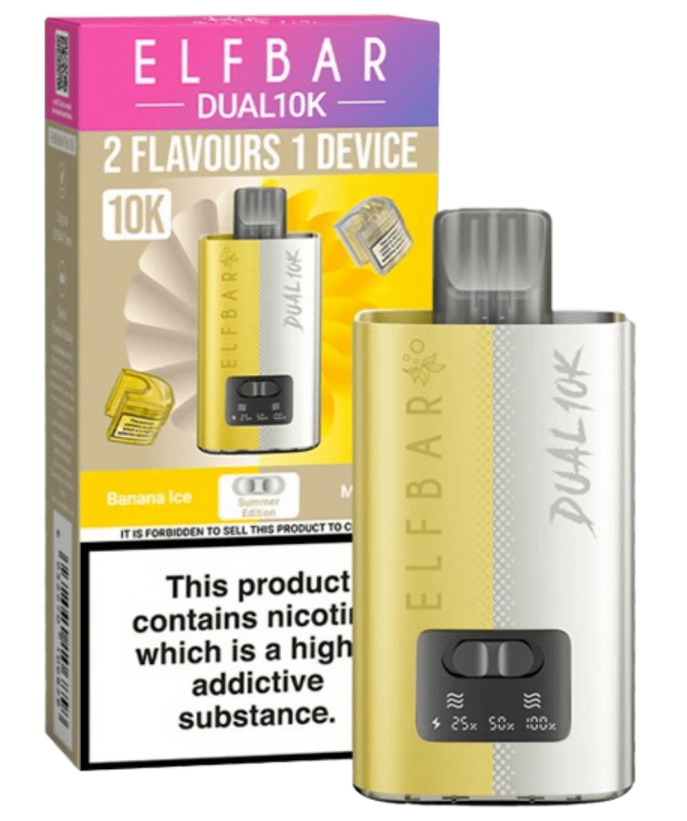 Miniature : Kit de démarrage ELFBAR Dual 10K – Saveur et édition au choix