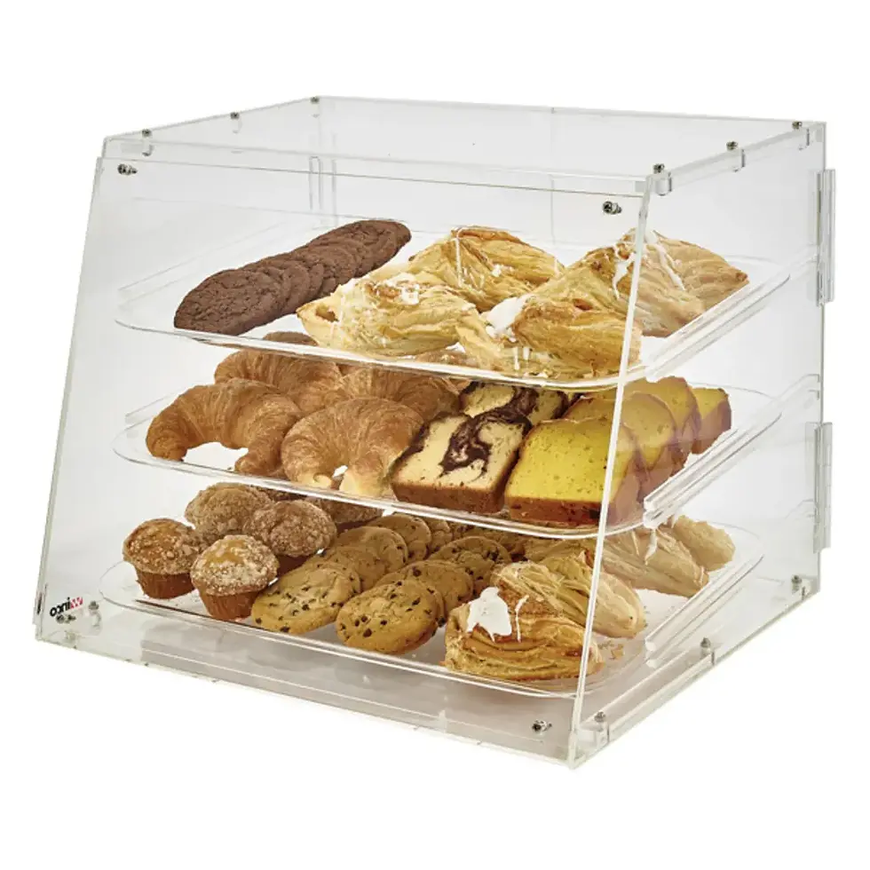 Winco Acrylic Display Case 3 Tray