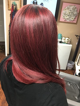 red highlights