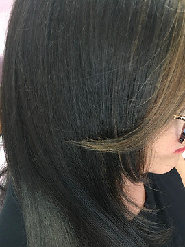 brunette highlights