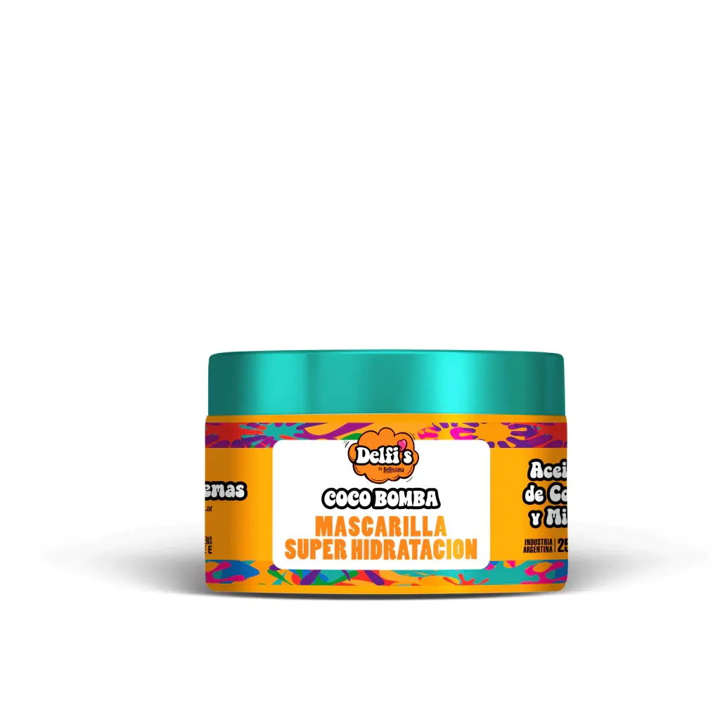 Mascarilla Vegana Delfi's Coco Bomba Hidratacion 250 ml